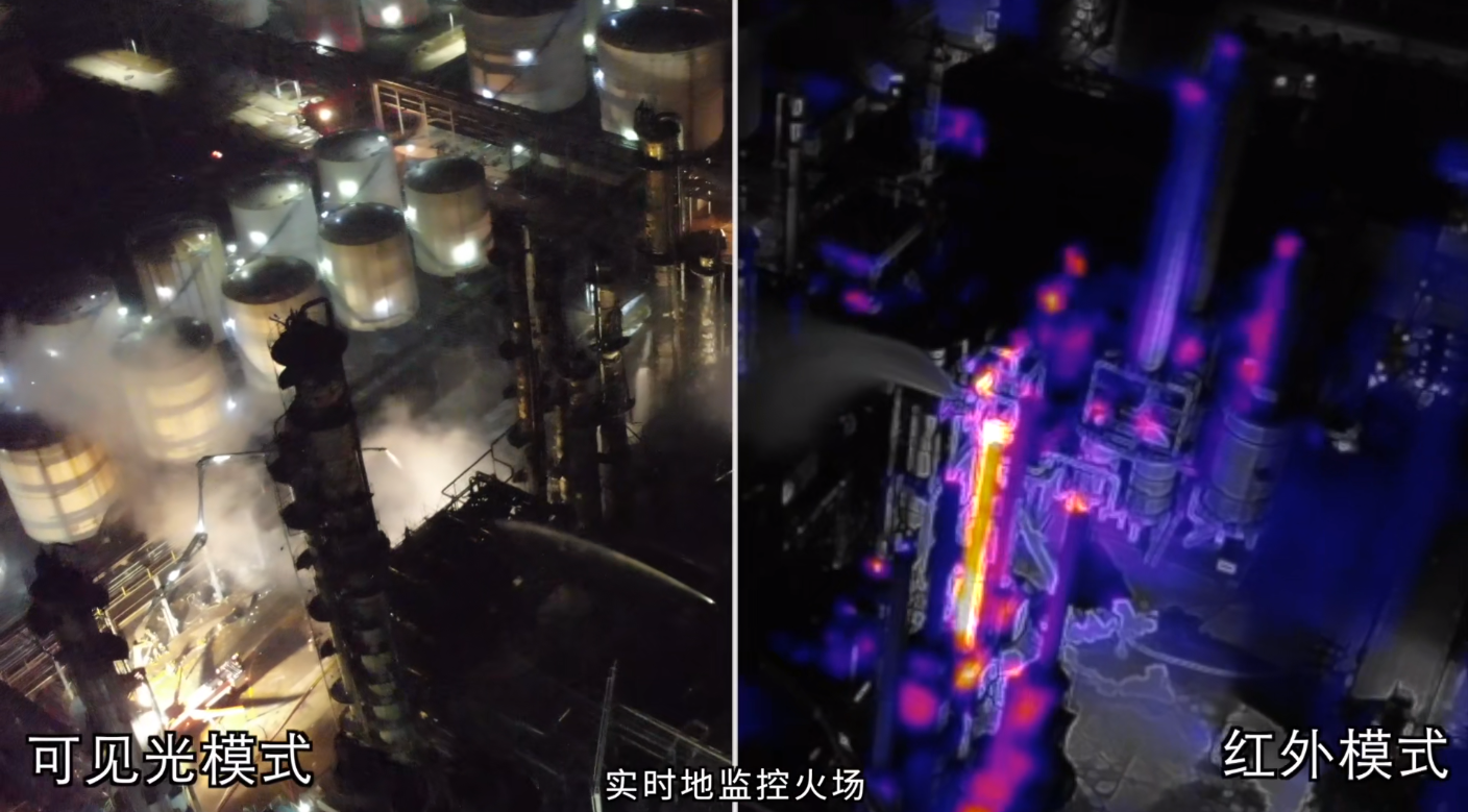 現(xiàn)場救災測溫示意圖